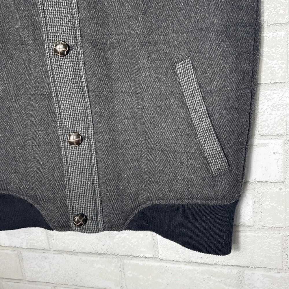 1901 Mens Wool Blend Vest Jacket Small Heritage Academia Preppy Workwear Bomber